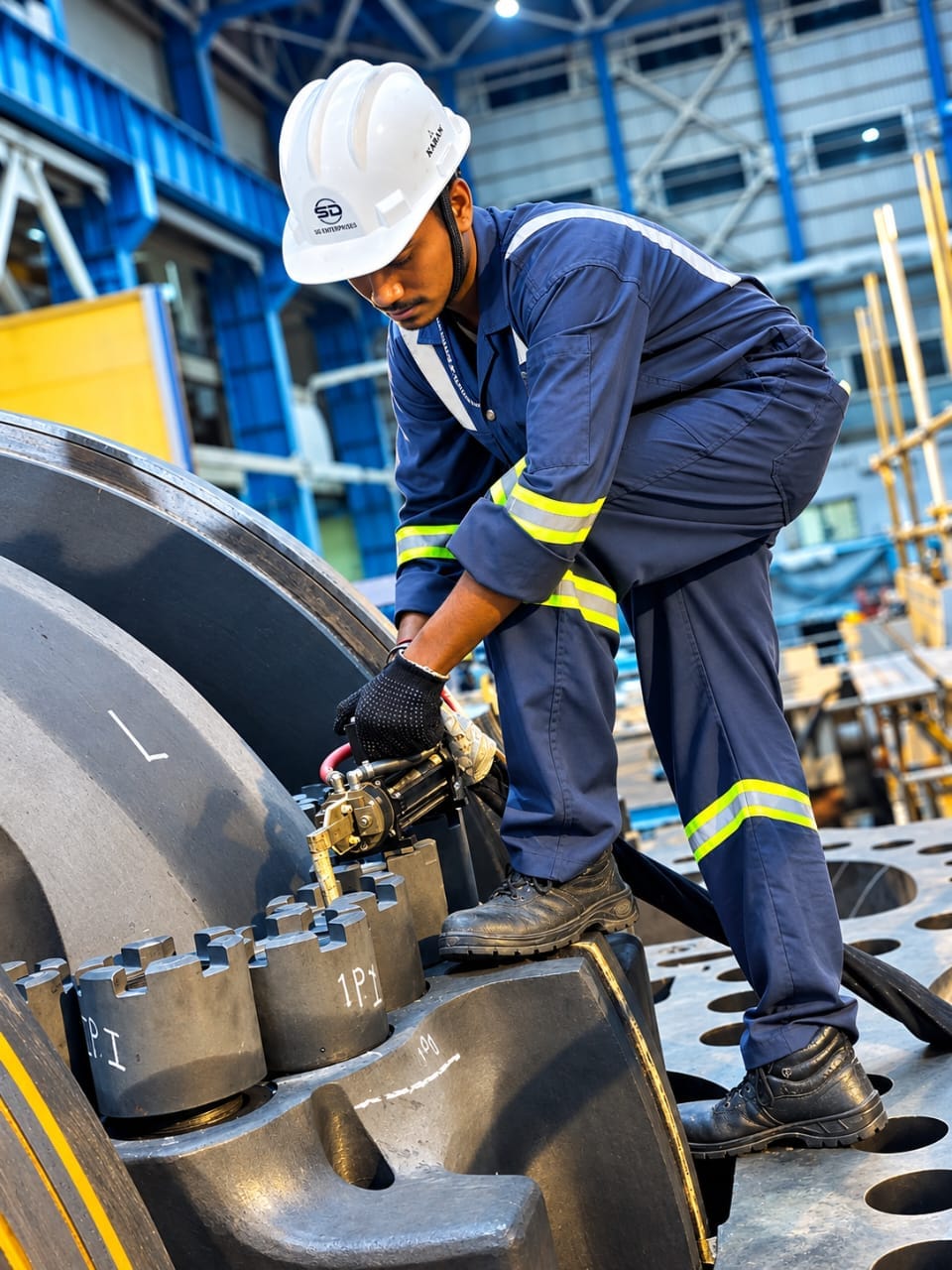 Induction Bolt Heating process