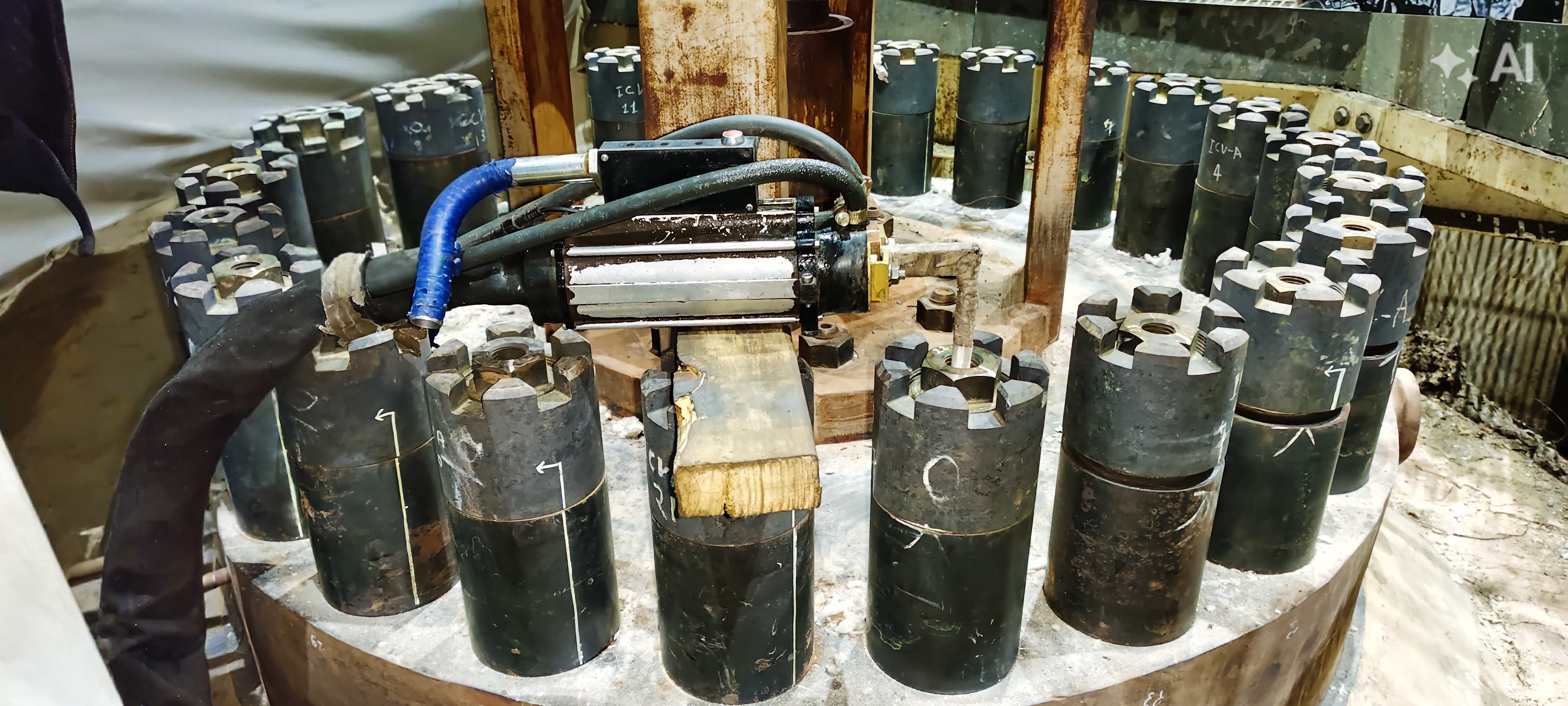 Induction Bolt Heating operation